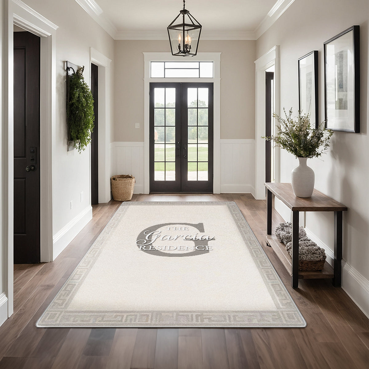 Low-pile washable rug for front door - Classic Ivory Rug