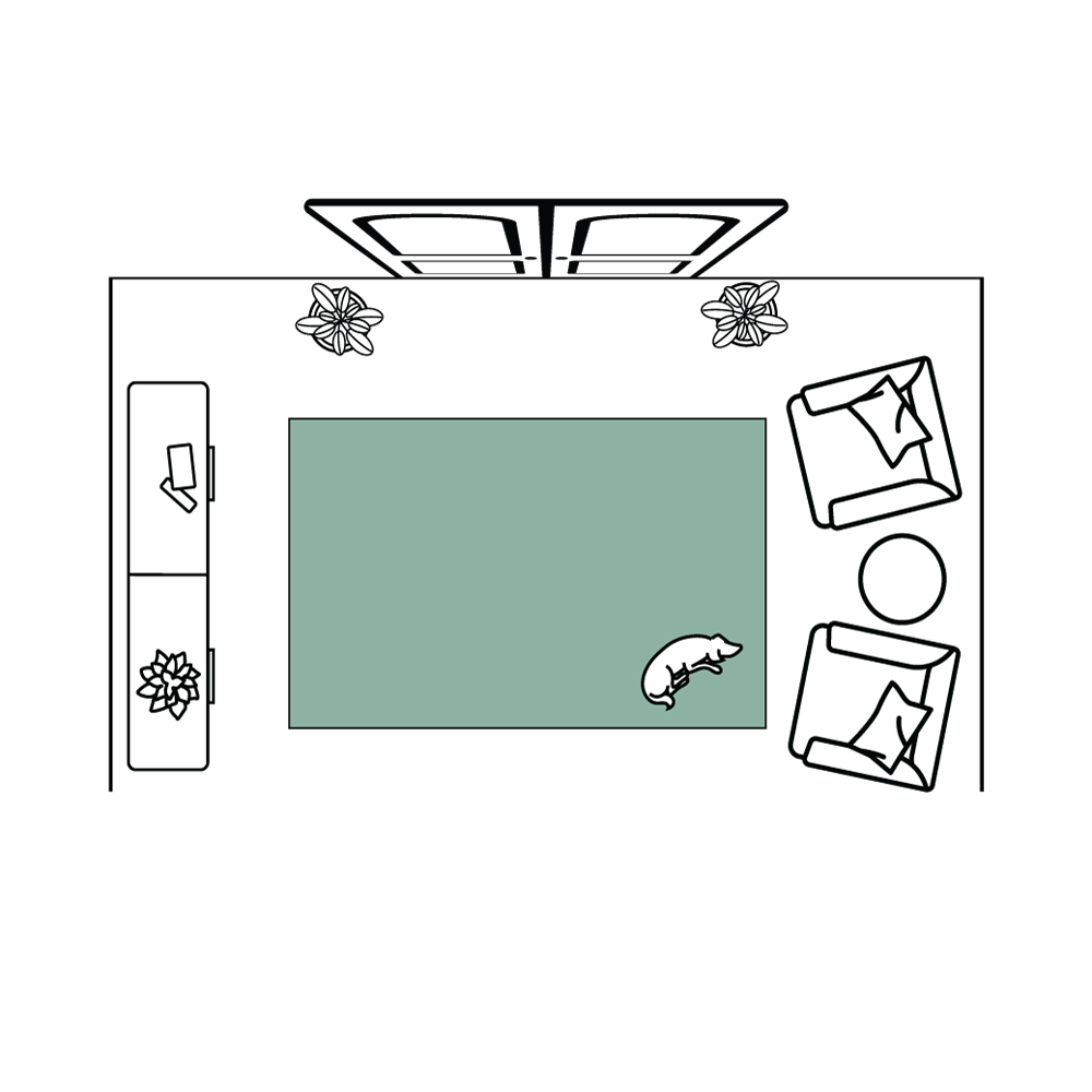 5' x 8' Area Rugs