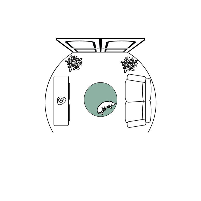 3' Round